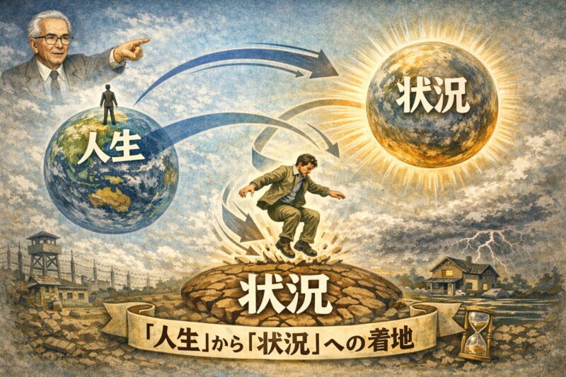 フランクルの「人生」から「状況」にさらにコペルニクス的転回