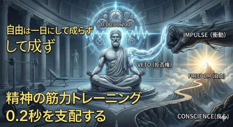 0.2秒の精神の筋力トレーニング