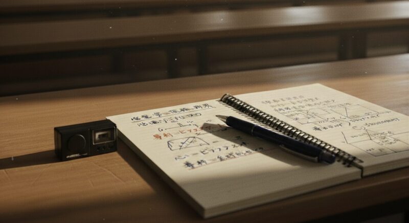 マイクロテープレコーダーによる講義録音