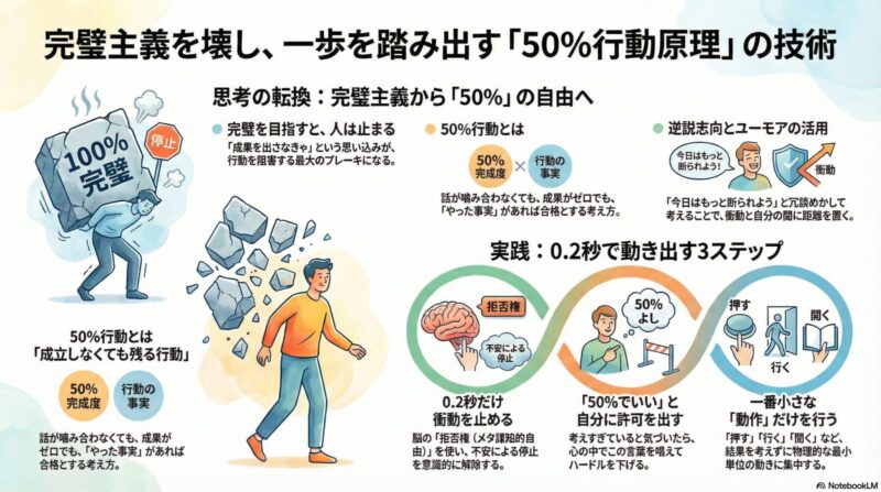 ５０％行動原理